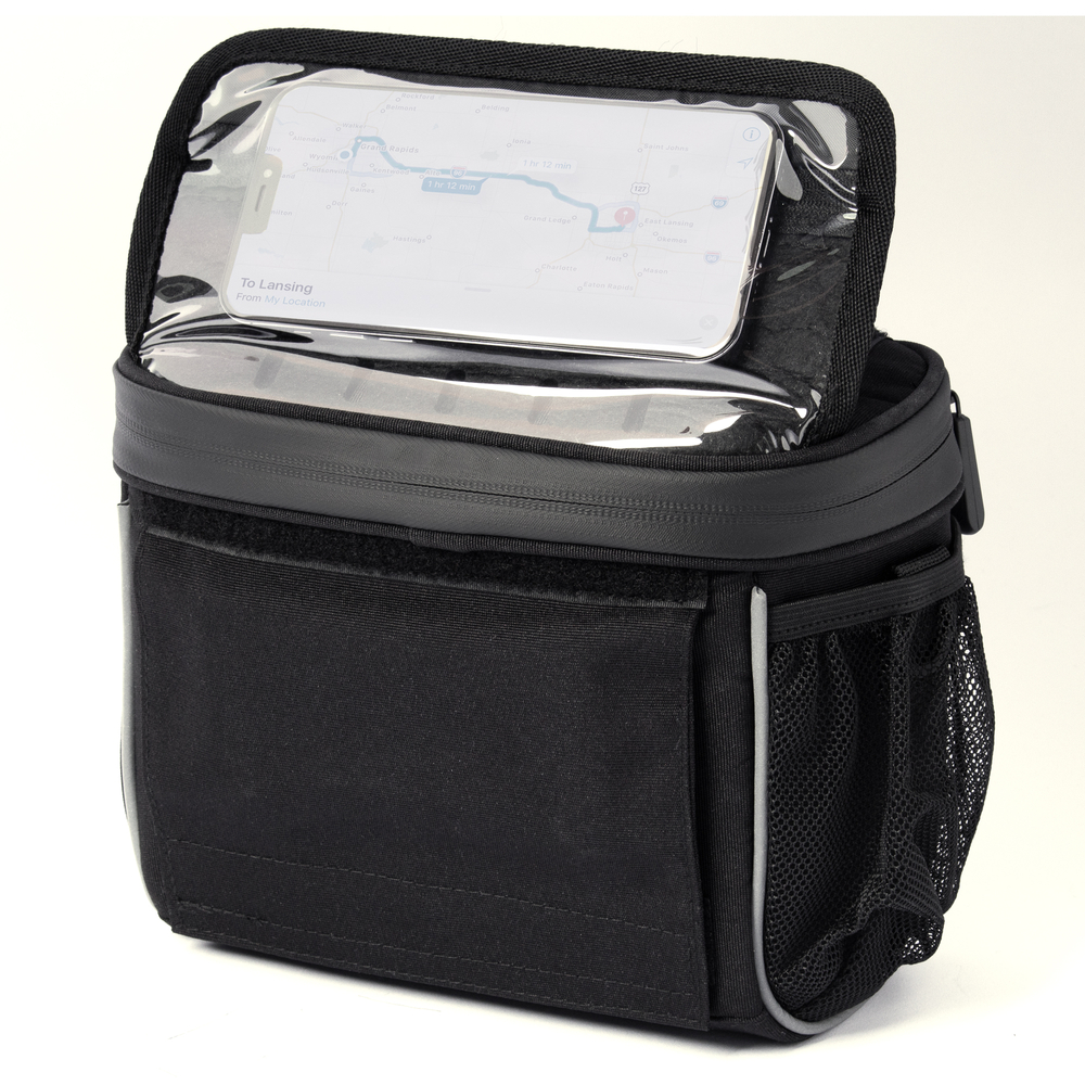 Wozinsky Handlebar Bag Bike Shoulder Bag Black (WBHBB-01)