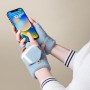 Women's/children's winter telephone gloves - blue