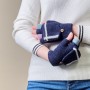 Women's/children's winter phone gloves - black