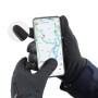 Anti-slip winter phone sports gloves (size XL) - black
