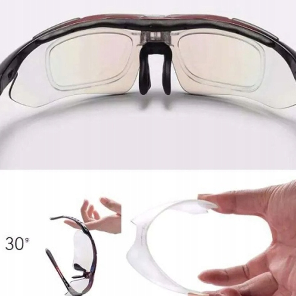 Rockbros 10003 Polarized Cycling Glasses - Black