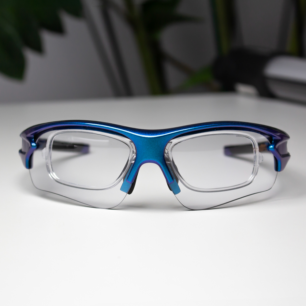 Rockbros 10069 UV400 Cycling Glasses - Blue