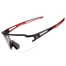 Rockbros 10173 Photochromic UV400 Cycling Glasses - Black and Red