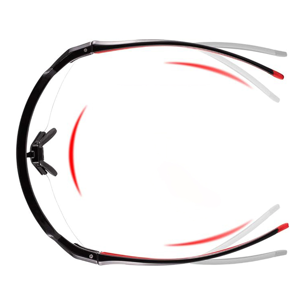 Rockbros 10173 Photochromic UV400 Cycling Glasses - Black and Red