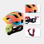 Rockbros TT-32SOYB-S Children&amp;amp;#39;s Bike Helmet with Detachable Chin Size S - Yellow-Orange
