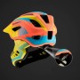 Rockbros TT-32SOYB-S Children&amp;amp;#39;s Bike Helmet with Detachable Chin Size S - Yellow-Orange