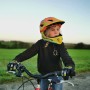 Rockbros TT-32SOYB-S Children&amp;amp;#39;s Bike Helmet with Detachable Chin Size S - Yellow-Orange