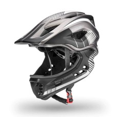 Rockbros TT-32SBTG-S Children&amp;amp;#39;s Bike Helmet with Detachable Chin Size S - Gray