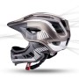 Rockbros TT-32SBTG-S Children&amp;amp;#39;s Bike Helmet with Detachable Chin Size S - Gray