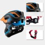 Rockbros TT-32SOBL-S Children&amp;amp;#39;s Bike Helmet with Detachable Chin Size S - Black and Orange