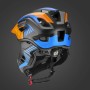 Rockbros TT-32SOBL-S Children&amp;amp;#39;s Bike Helmet with Detachable Chin Size S - Black and Orange