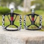 Rockbros 37213071001 Aluminum Alloy Bicycle Pedals - Black