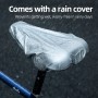 Rockbros LF044R saddle cover + rain cover - black and red