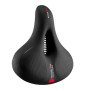 Rockbros AQ-6090R bicycle saddle - black and red
