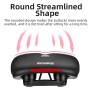 Rockbros AQ-6090R bicycle saddle - black and red