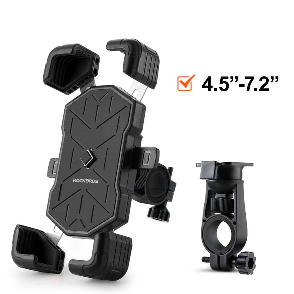 Rockbros 25210030001 Handlebar Bike Phone Holder - Black