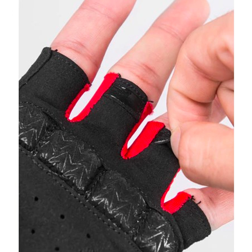Rockbros S169BR XL cycling gloves with gel inserts - black and red