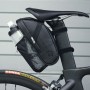 Rockbros C7-1 waterproof bicycle bag with saddle mounting 1.5l - black