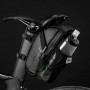 Rockbros C7-1 waterproof bicycle bag with saddle mounting 1.5l - black
