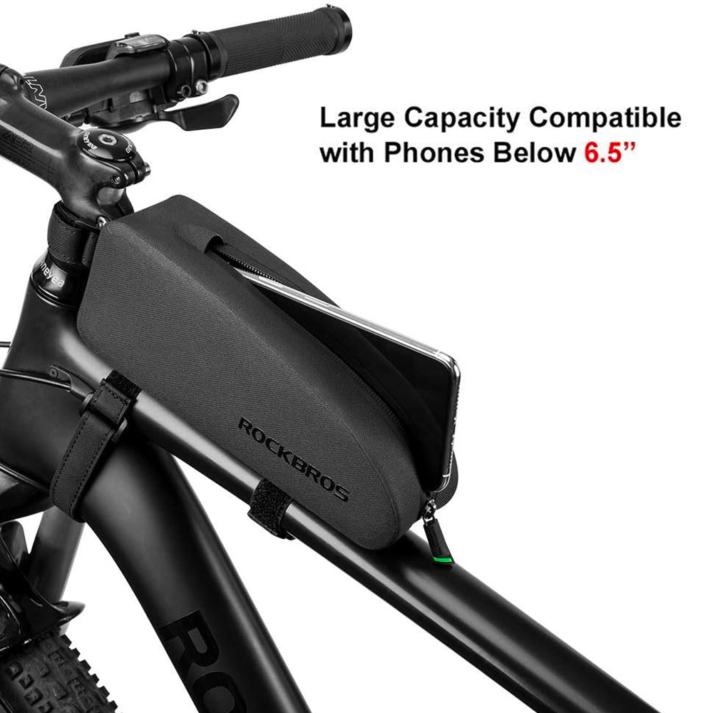 Rockbros AS-019-1 bicycle frame bag waterproof 1.6 l - black