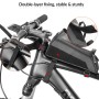 Rockbros 029-1BK bicycle bag for frame with phone cover - black