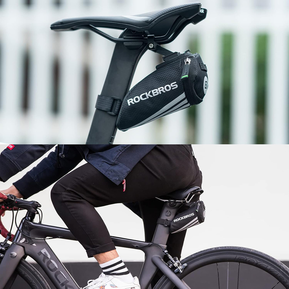 Rockbros C28 bicycle bag under the saddle - black