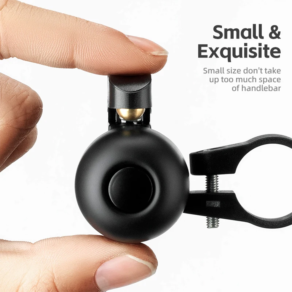 Rockbros 34210007001 bicycle bell for the left side of the handlebar - black
