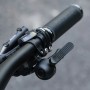 Rockbros 34210007001 bicycle bell for the left side of the handlebar - black
