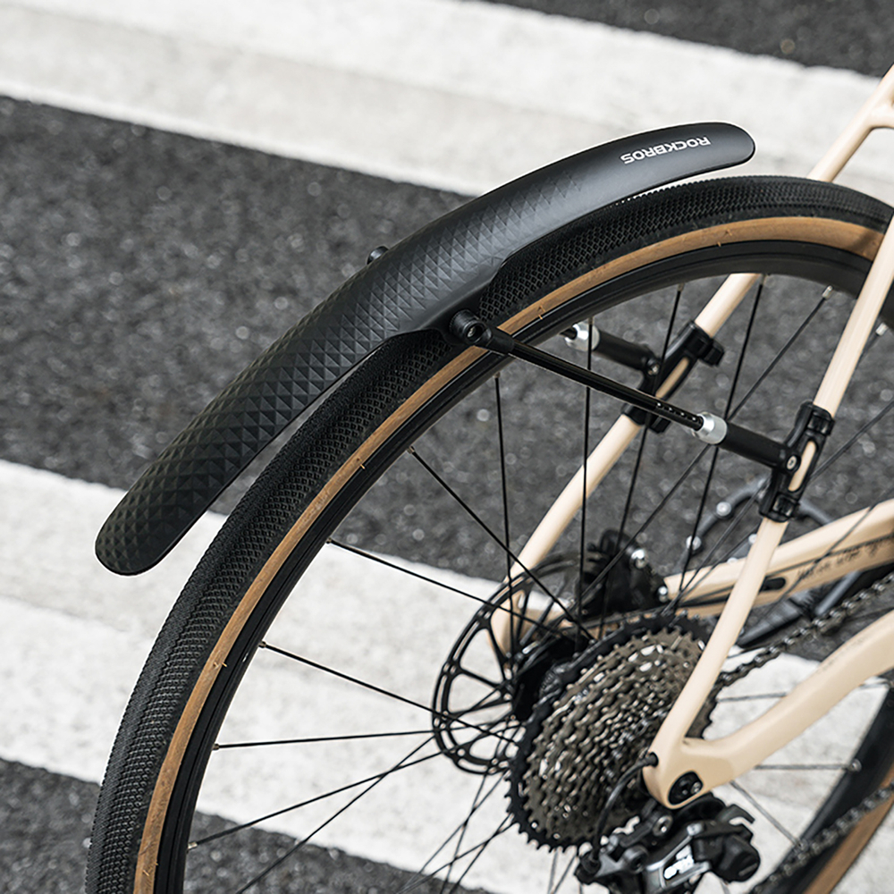 Rockbros 28210007001 bicycle fender, universal, adjustable - black