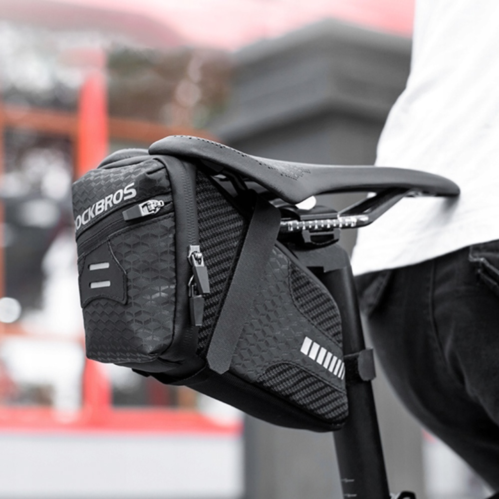 Rockbros C29-BK waterproof bicycle bag under the saddle - black