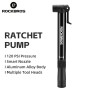 Rockbros 42320010001 Bicycle Pump Hand + Screwdriver - Black