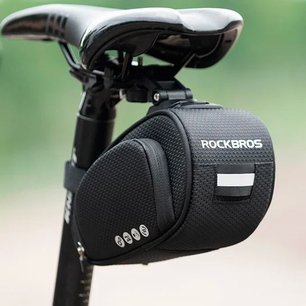 Rockbros C40 bicycle bag under the saddle - black