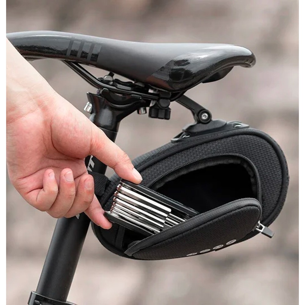 Rockbros C40 bicycle bag under the saddle - black