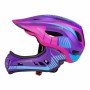 Rockbros TT-32SBPP-M Children&amp;amp;#39;s Bike Helmet with Detachable Chin Size M - Purple-Pink