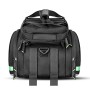 Rockbros A6-03BK bicycle bag for trunk 35 l with fold-out pockets - black