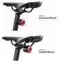 Rockbros Q3 Rear Bike Light with Smart Stop System - Black