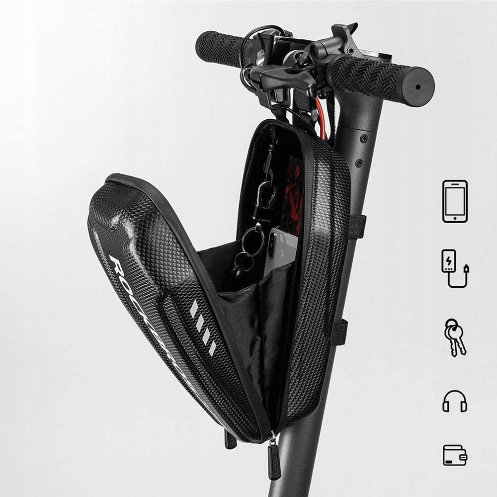 Rockbros B62 Bike Bag for Handlebar or Frame 2L - Black