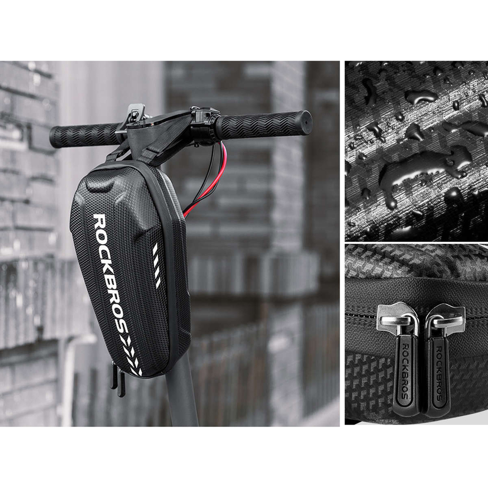 Rockbros B62 Bike Bag for Handlebar or Frame 2L - Black