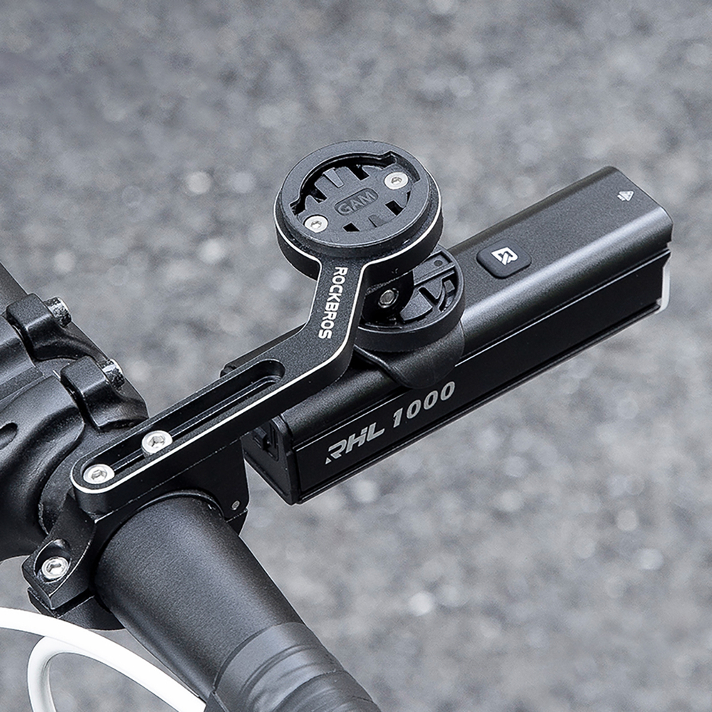Rockbros 24610002001 Front Bike Light 1000 lm + USB-C - USB-A Cable - Black