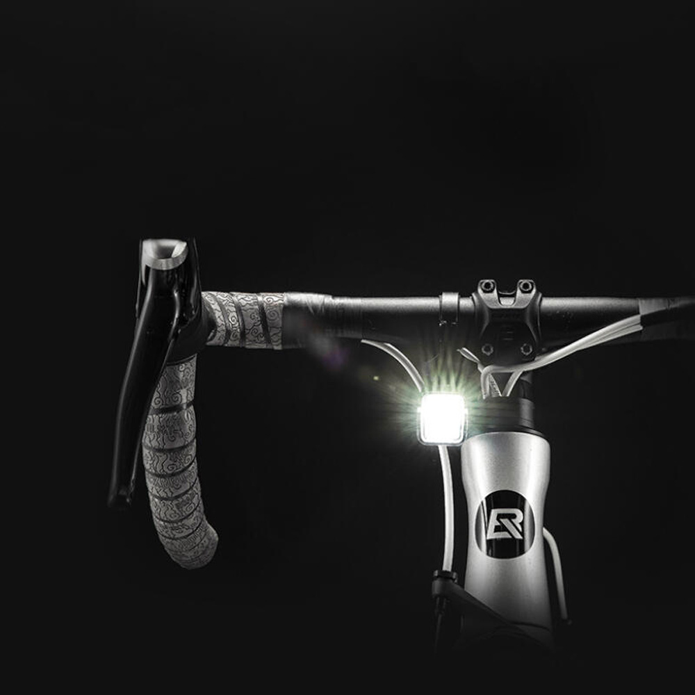 Rockbros 24610002001 Front Bike Light 1000 lm + USB-C - USB-A Cable - Black