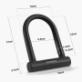 Rockbros RKS610-BK U-lock bicycle lock - black