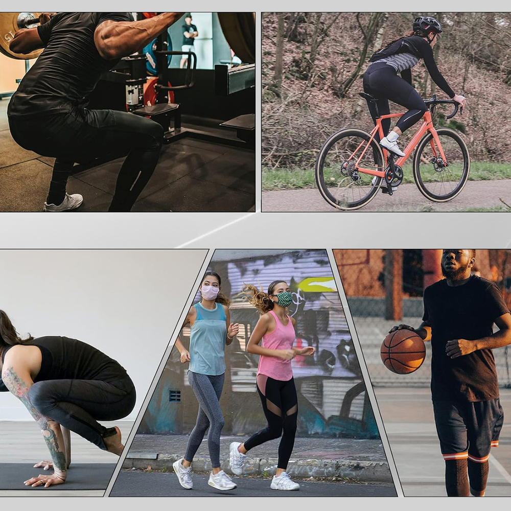 Rockbros RK2004M Breathable Cycling Pants with M Pad - Black