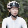 Rockbros Bike Helmet with Visor, Detachable UV Goggles, Detachable Visor, Unisex - Pink