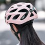 Rockbros Bike Helmet with Visor, Detachable UV Goggles, Detachable Visor, Unisex - Pink