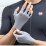 Rockbros Breathable Short Finger Cycling Gloves, Size: S - Gray