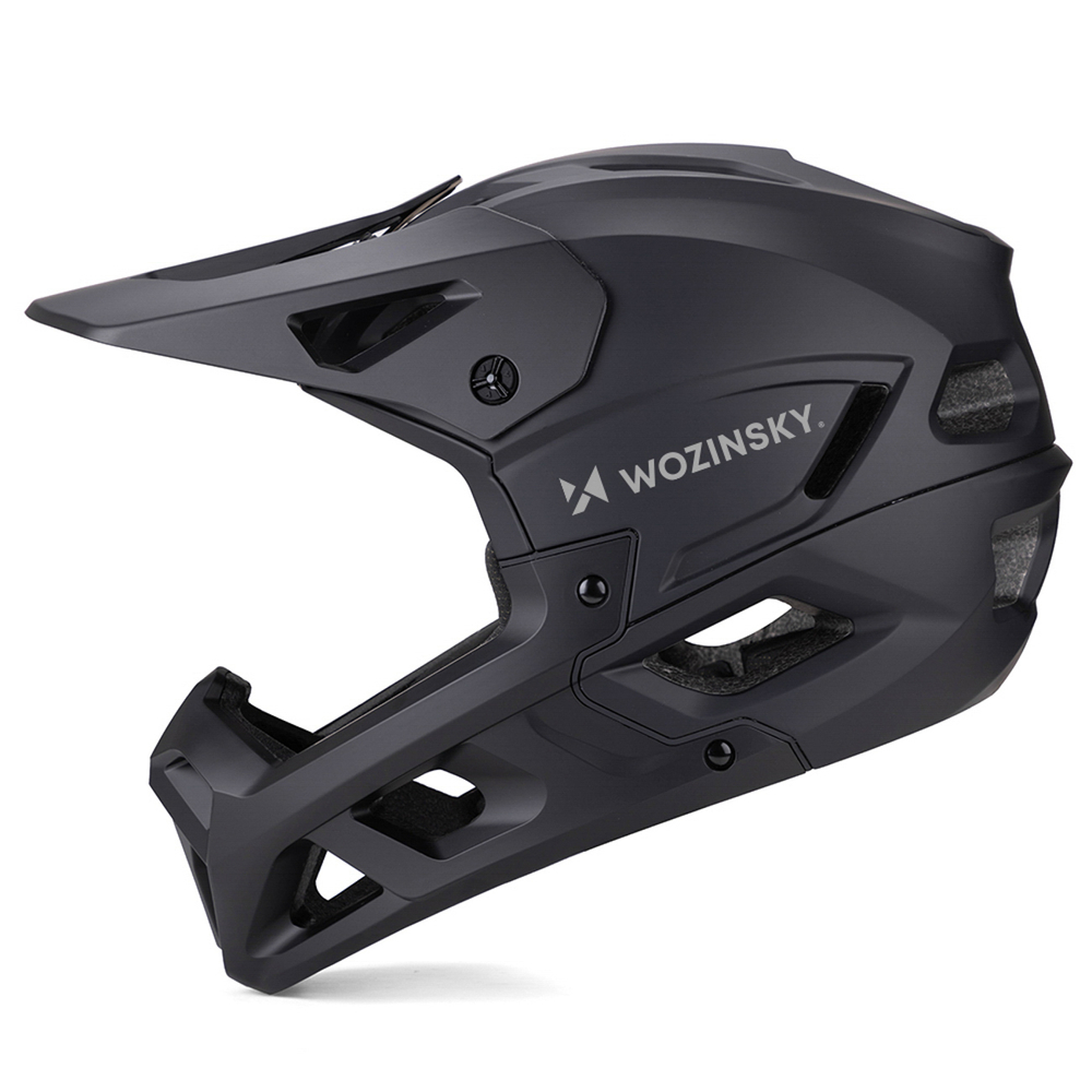 Wozinsky Full Face Bike Helmet with Detachable Visor 60-62 cm - Black