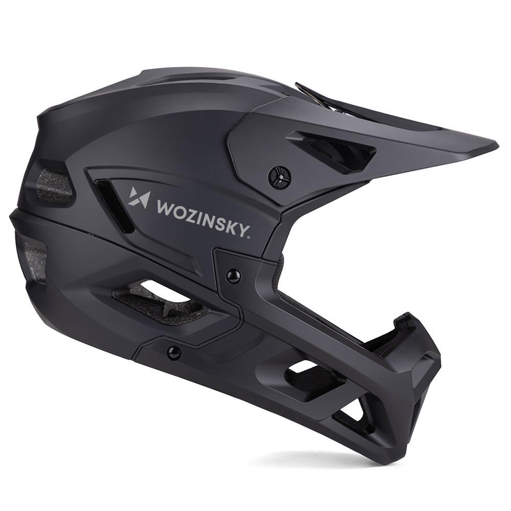 Wozinsky Full Face Bike Helmet with Detachable Visor 60-62 cm - Black