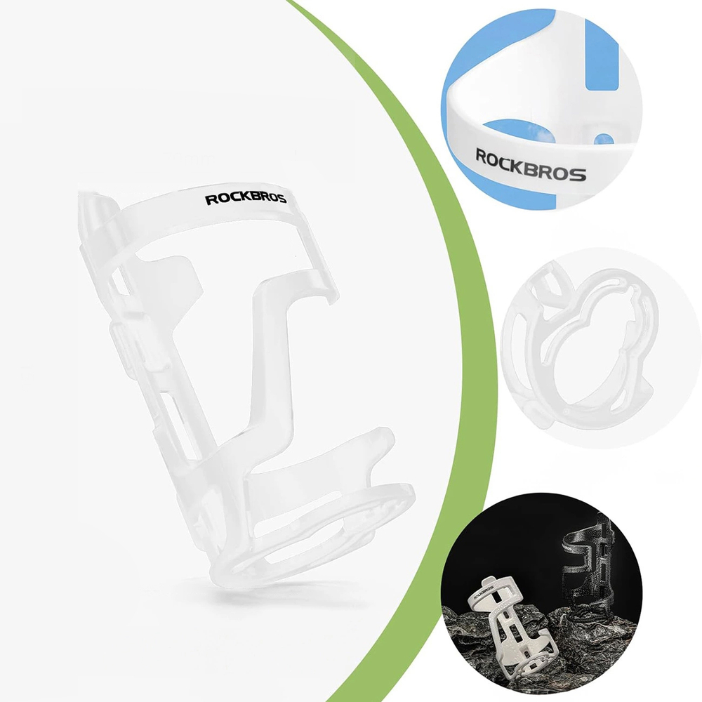 Rockbros 31210012002 bicycle bottle holder - white