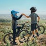 Wozinsky Kids Full Face Bike Helmet with USB Rear Light S - Blue