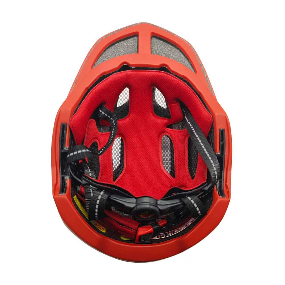 Wozinsky Kids' Full Face Bike Helmet with USB Rear Light S - Red and Yellow